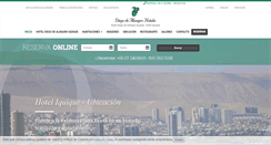 Desktop Screenshot of dahotelesiquique.com